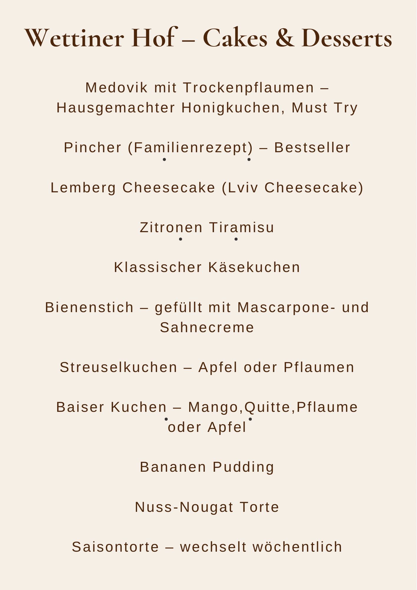 Mittagessen